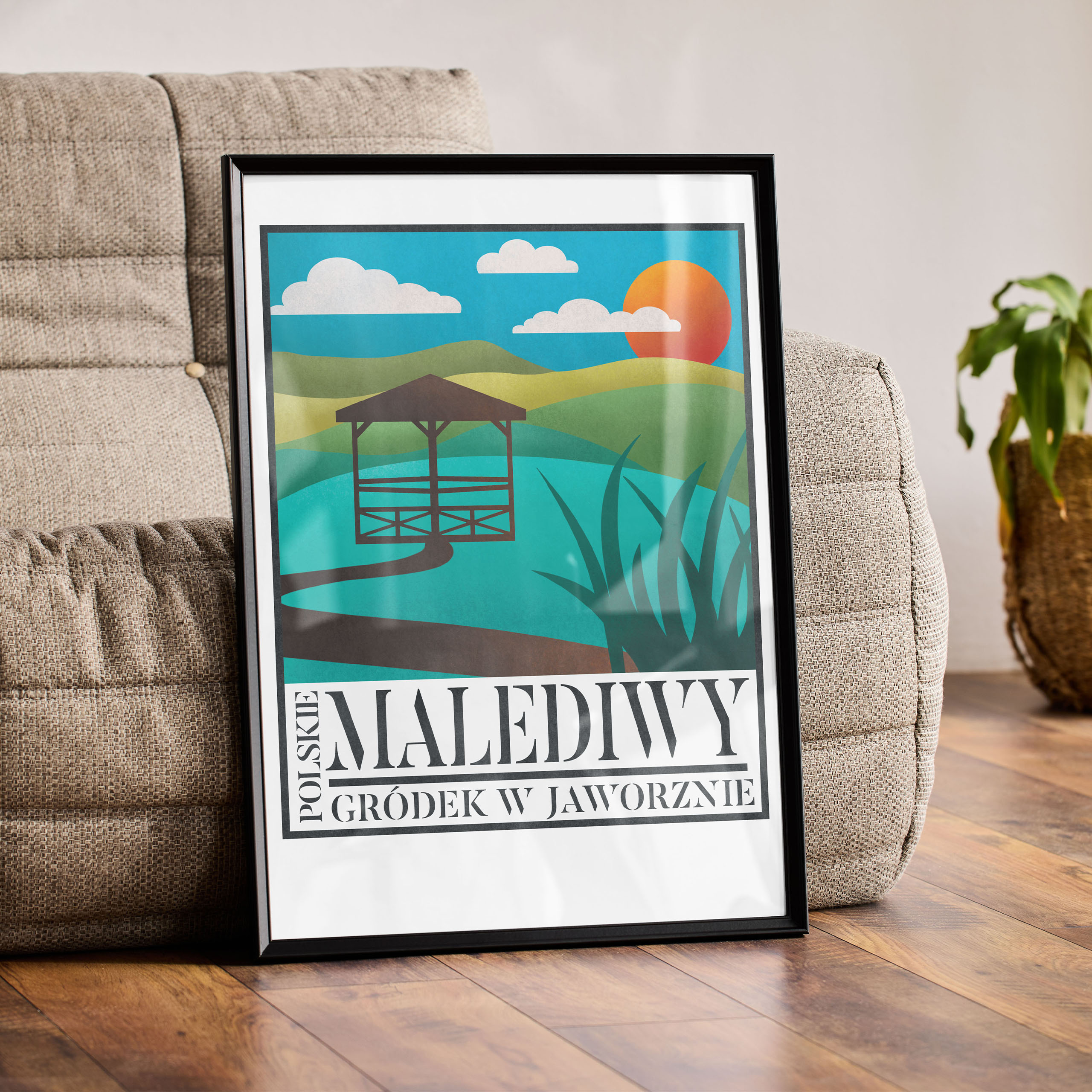 Polskie Malediwy, plakat z serii Polska